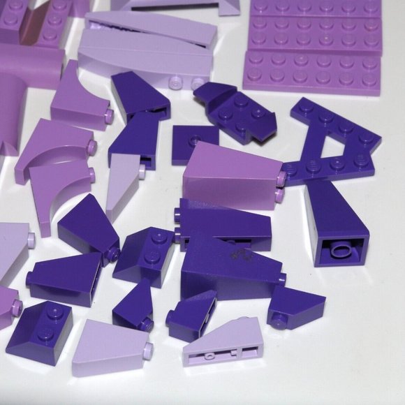 LEGO BULK Purple lavender violet angled plate slope 8x16 6x16 6205 (328PCS) - Picture 10 of 13